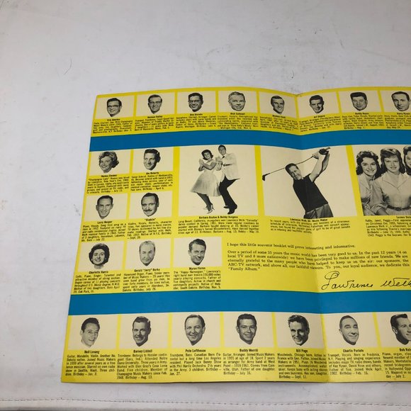 Larence Welk Souvenir Booklet and inside photos of the band members. - Picture 4 of 5